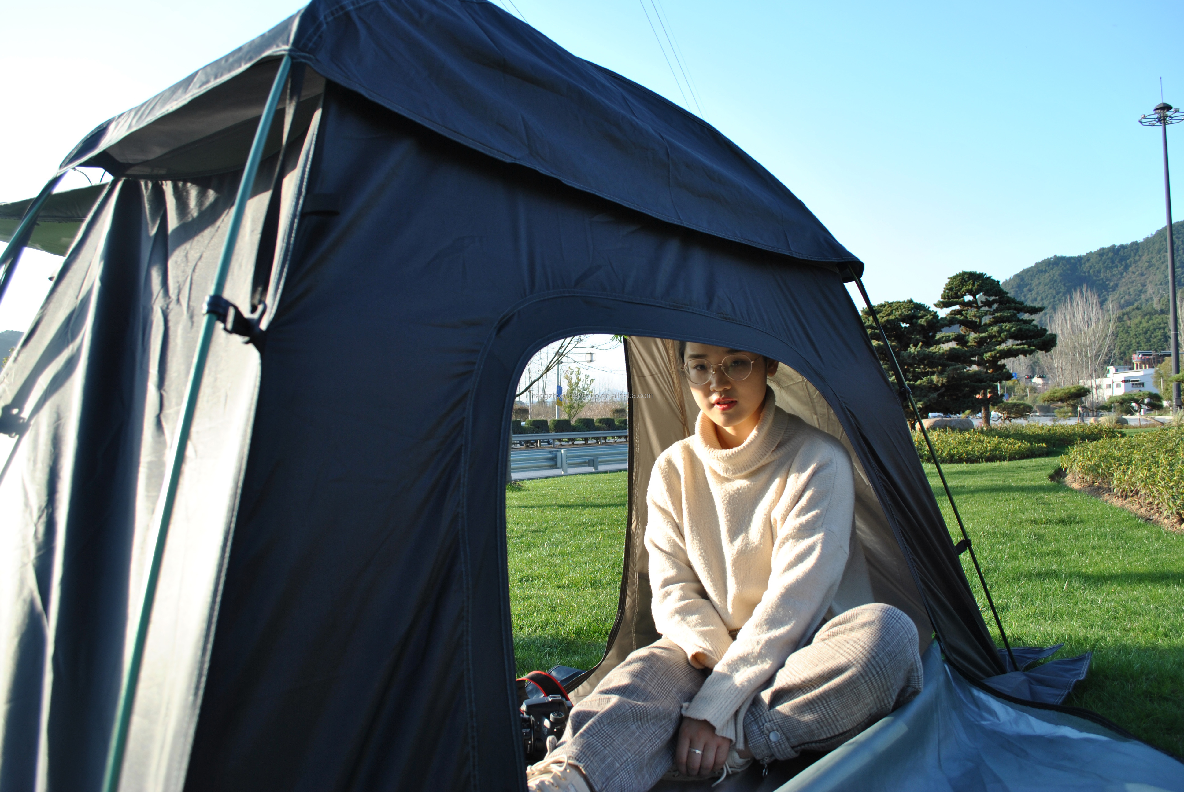 Cheap Goat Tents Just tent! Folding Off The Ground Camping Sleeping Bed tent cot,Camping cot Bed Tent,Camping tent build on cot or use alone Tents 